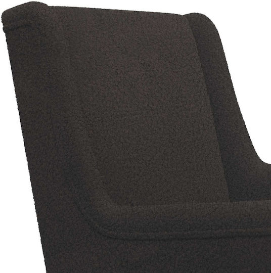 Rocking Armchair Black 62x80x85cm