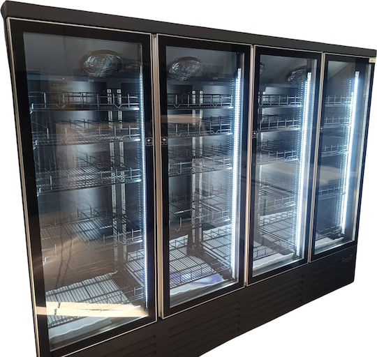 Stafinox Luxury Ψυγείο Αναψυκτικών 4 Πόρτες 2000ltr 250x70x203