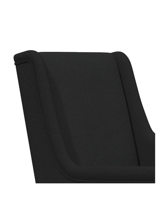 Scaun De Relaxare Legănat Negru 62x80x85cm