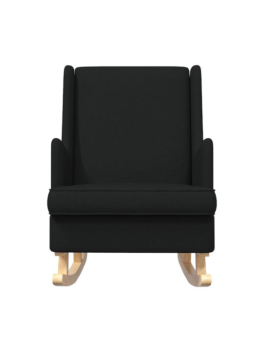 Scaun De Relaxare Legănat Negru 62x80x85cm