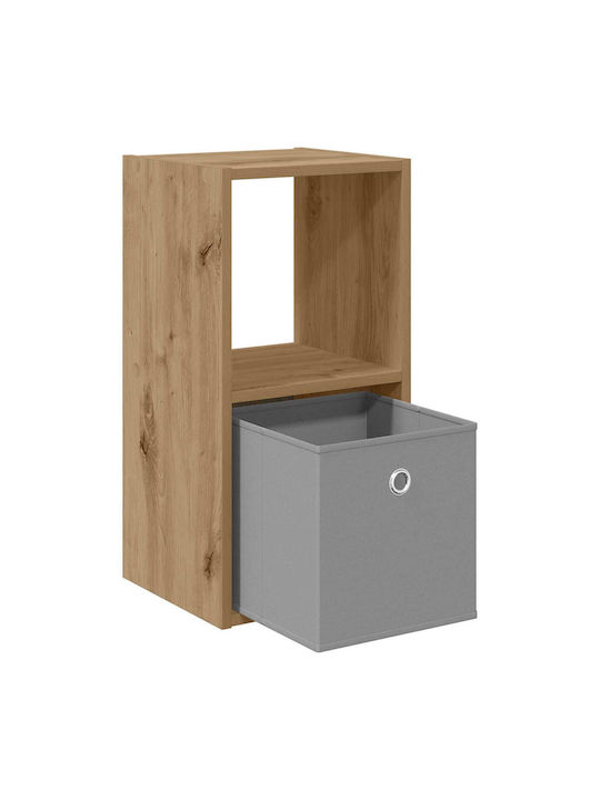 Nachttische Holz Braun 2Stücke 30.5x27x59.5cm