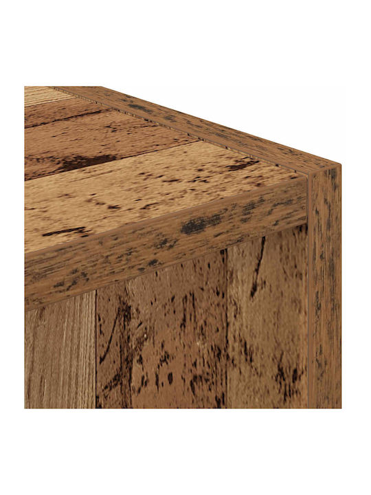 Nachttische Holz Braun 2 Stück 35x32x68.5cm