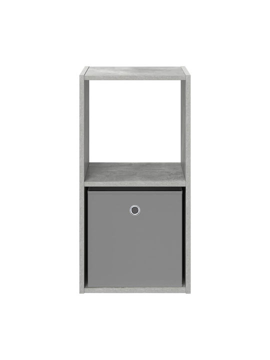 Nachttisch Holz Grau 35x32x68.5cm