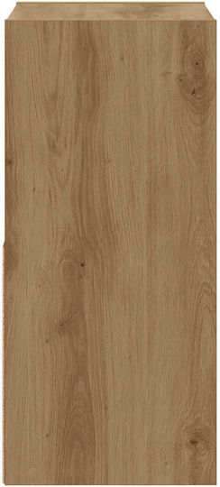 Κομοδίνα Ξύλινα Καφέ 2τμχ 30.5x27x59.5cm