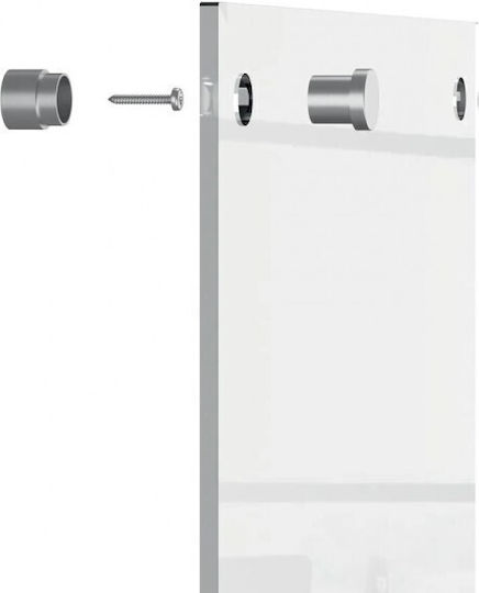 Small Dry Erase Board From Transparent Acrylic Wall Mounting 450 X 450 Mm