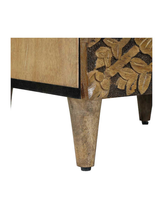 Sideboard aus Holz & Metall mit Schubladen Braune 40x33.5x75cm