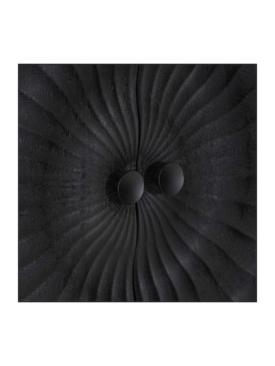 Μπουφές Ξύλινος Μαύρο 55x30x70cm