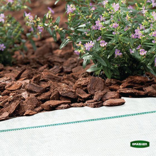 Grasher Γεωύφασμα Εδαφοκάλυψης 100 Gr/m² Ρολό 4x50m Λευκό 103609
