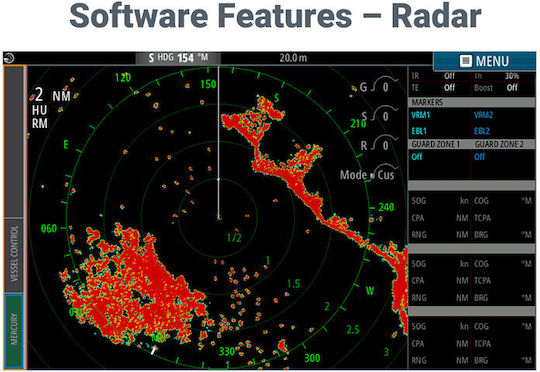 Simrad GPS / Βυθόμετρο / Ραντάρ GO9 XSE Multifunction Display & DownScan Transducer 9" 480 x 800