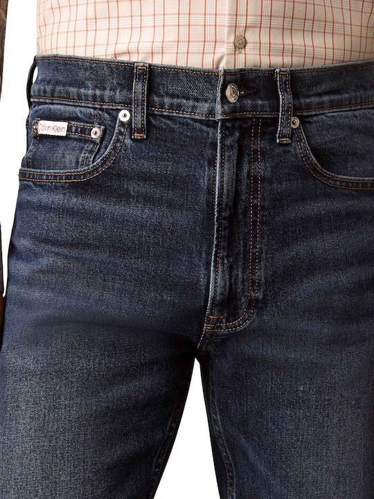 Men's Jeans Pants with Slim Straight Fit Oil Slick