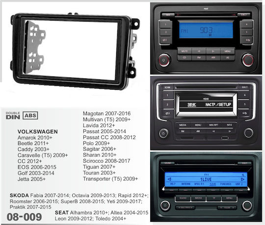 CARAV Industries Inc. Πρόσοψη για Audi A5 Jaguar MK Mercedes-Benz V Renault Rapid Seat Altea / Leon / Toledo Skoda Fabia / Octavia / Rapid / Roomster / Superb / Yeti Volkswagen Amarok / Beetle / Caddy / Eos / Fox / Golf / Jetta / Passat / Polo / Scirocco / Sharan / Tiguan / Touareg / Touran / Transporter / T5 / T6