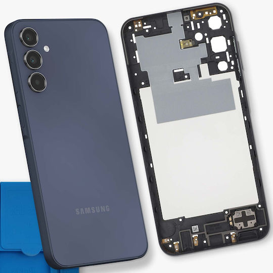 Γνήσιο Μεσαίο Πλαίσιο Sub-rear Speaker Samsung Galaxy A15 Sm-a155 Gh82-33647a Μαύρο
