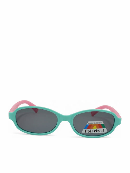Kids Sunglasses with Polarized Lens Green for 8-12 Years