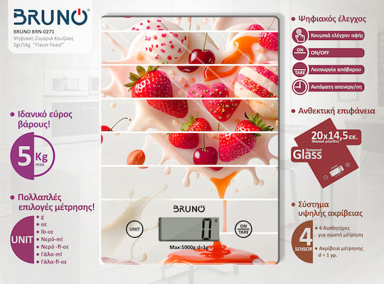 Bruno Digitale Küchenwaage bis 5kg