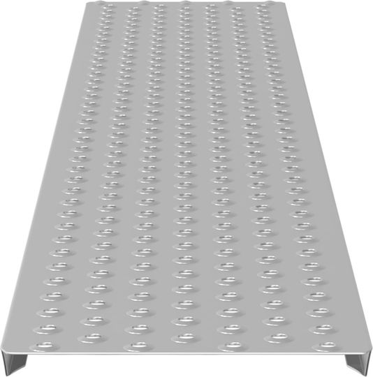 Vidaxl Loading Ramp Silver 159 x 23 x 5 cm Coated Steel