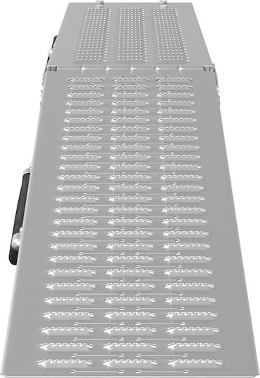 Vidaxl Loading Ramp 2 Pieces Silver 185 x 22.5 x 4.5 cm