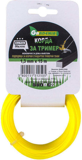 Mowing Line Square Profile Gardenia 1.3 Mm 15 M