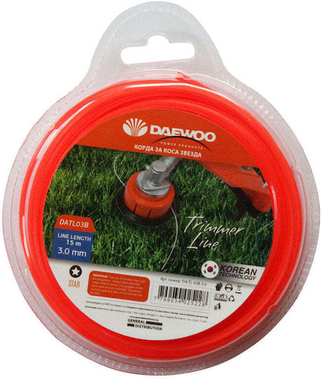 Trimmer Line Star Profile Daewoo 3 Mm 15 M