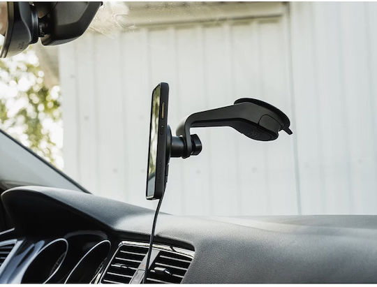 Quad Lock Car Mobile Mount with Adjustable Hooks Black