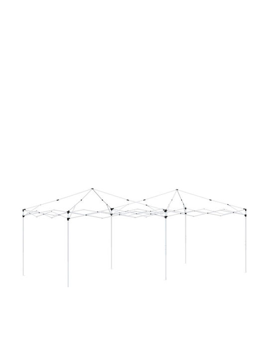 vidaXL Garten Gazebo Burgundisch 5.75x2.88m