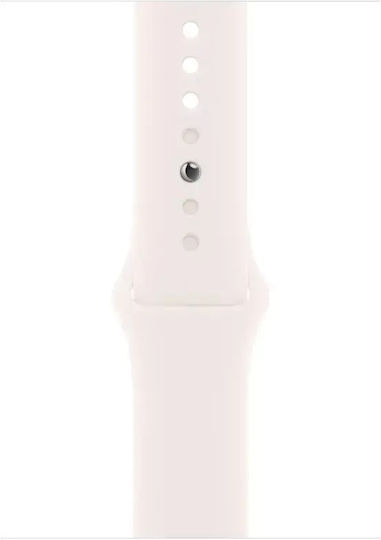 Apple Watch Series 11 Cellular Aluminum 42mm Waterproof with eSIM and Heart Rate Monitor Rose Gold Aluminum Case with Light Blush Sport Band M/L