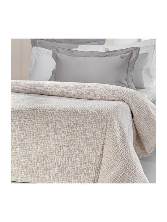 Guy Laroche Luna Decke Piqué King Size 260x250cm Natur