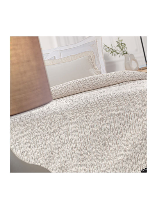 Guy Laroche Diana Κουβέρτα King Size 260x250εκ. Natural