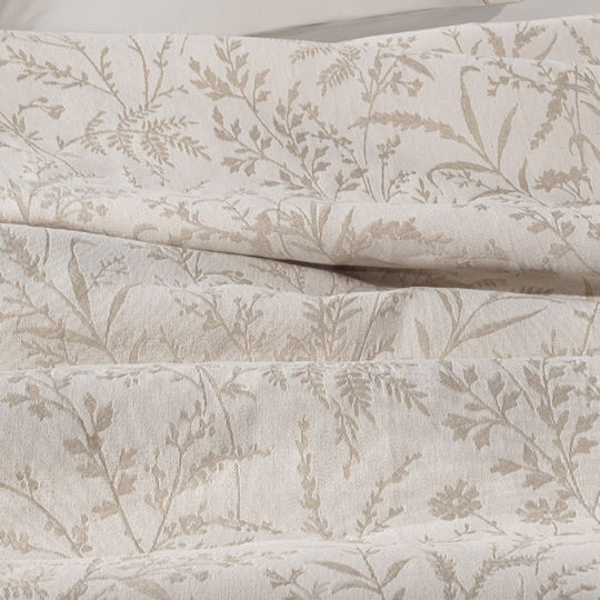 Guy Laroche Bouquet Pique Blanket King Size 260x250cm Natural