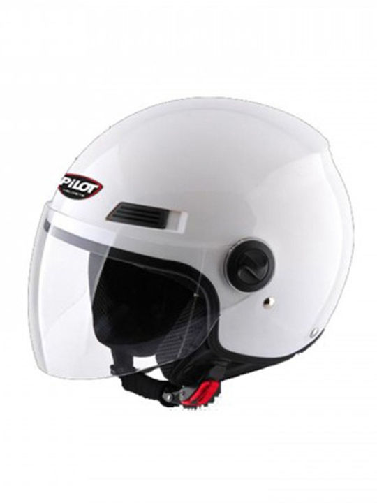 Pilot Fazer White Motorcycle Helmet Jet ECE 22.05 900gr