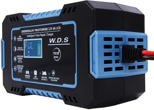 Kraft & Dele Wds2230 Încărcător Baterie Automobil și Motocicletă 12V