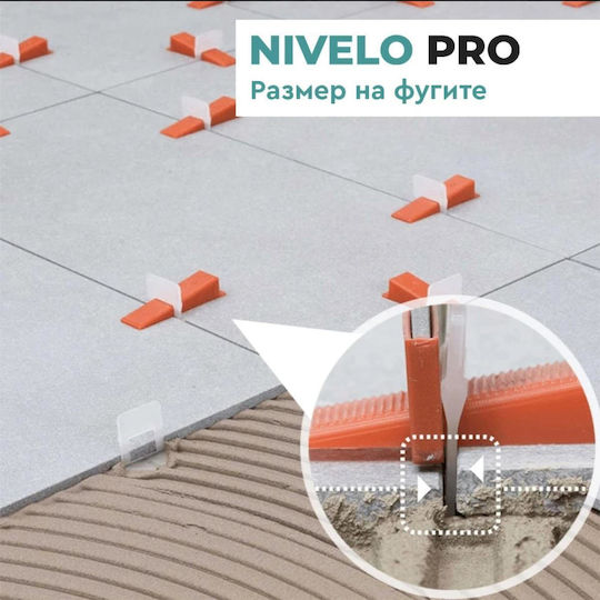 Клипс За Нивелиране Nivelo 3 Мм 100 Броя