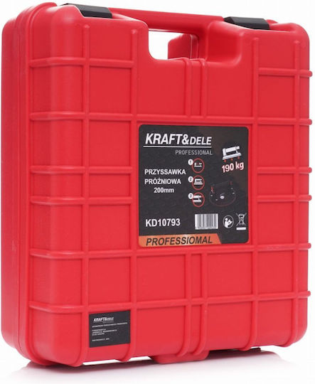 Ventuză pentru transportul și instalarea parbrizului 200 mm 190 kg Kraft&dele Kd10793