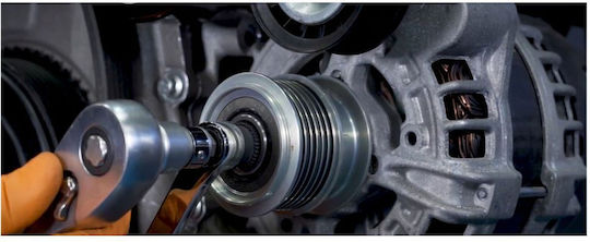 Verke Set Unelte Manuale Pentru Mașini Fulie Alternator 13 Bucăți Pentru Audi Bmw Fiat Ford Mercedes Benz Opel Renault Peugeot Scaun Skoda Volvo VW