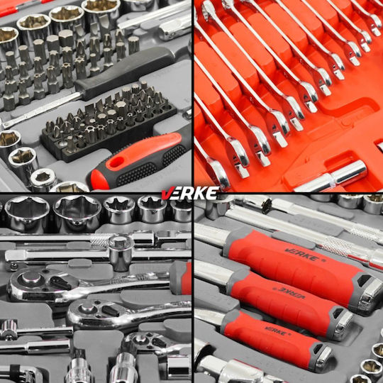 Verke Tubular Wrench Set 216 Pieces V39068