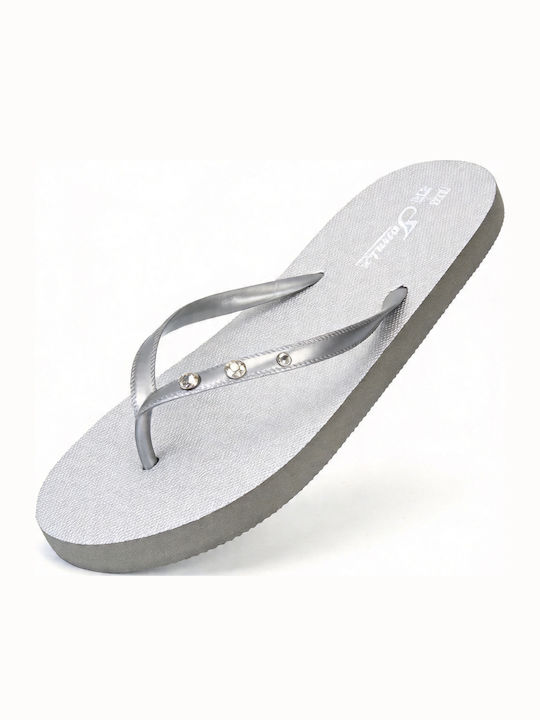 Flip Flops In Gray Colour