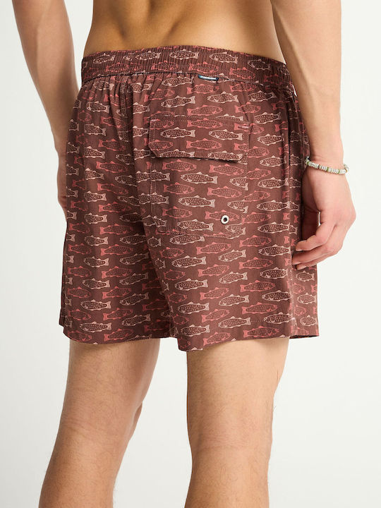 Men's Swimwear Shorts Brown