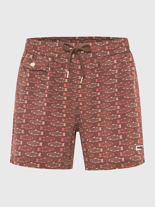 Men's Swimwear Shorts Brown