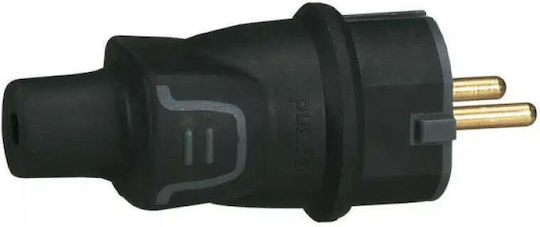 Plug 2p+t 16a Ip44 250v Legrand Black