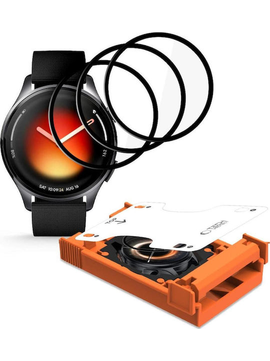 Tech-Protect Easy Set Flex+ Screen Protector for Xiaomi Watch 5 3pcs