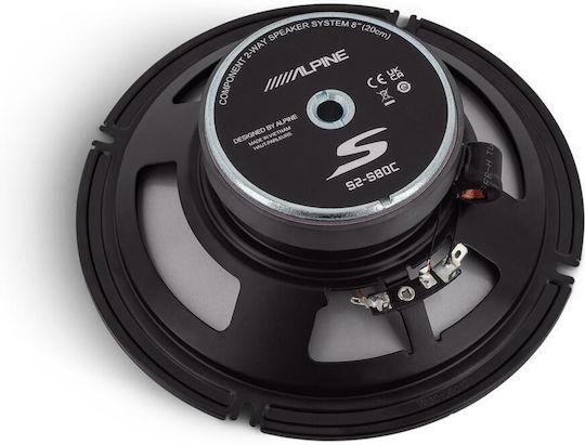 Alpine S-Series Σετ Ηχεία Αυτοκινήτου 8" (2 Δρόμων)