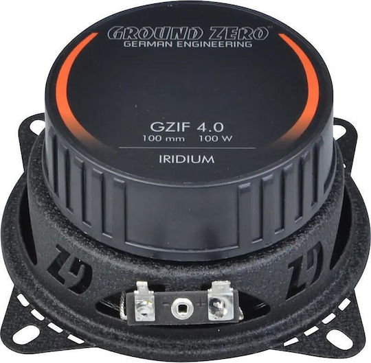 Ground Zero Car Speaker Set GZIF 4.0 4" with 50W RMS (2 Way)