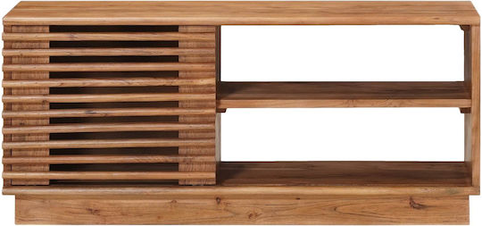 TV Stand Metal & Natural Wood L90xW30xH40cm