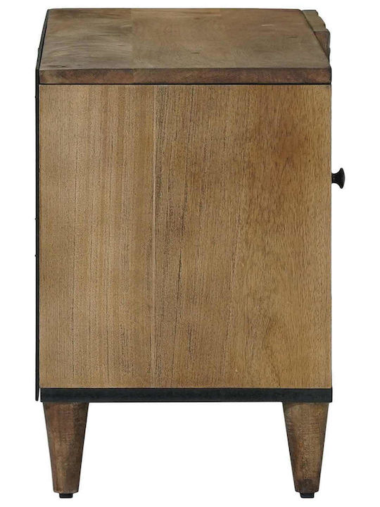 TV-Ständer aus Metall & Holz Braune M80xT31.5xH46cm