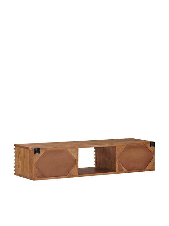TV Stand Metal & Natural Wood L105xW30xH22.5cm