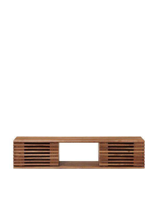 TV Stand Metal & Natural Wood L105xW30xH22.5cm