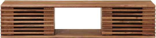 TV Stand Metal & Natural Wood L105xW30xH22.5cm