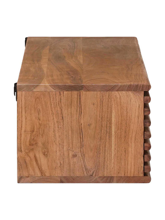 TV Stand Metal & Natural Wood L105xW30xH22.5cm