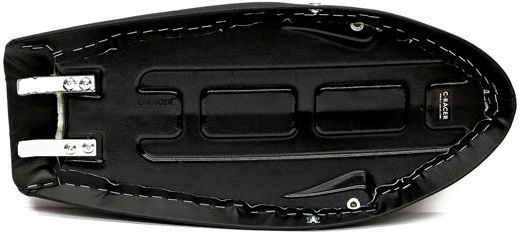 C-racer Седло Капак За Пътник Мотоциклет Yamaha Sr400/500 Pre Fi Модели Черно C-racer Sr400/500 Flat & Cowl Seat Black