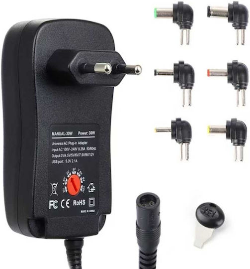 Transformator Ac Dc Adaptor Universal De Alimentare Reglabil Cu Putere 30W Cu Încărcătoare Pentru Laptop