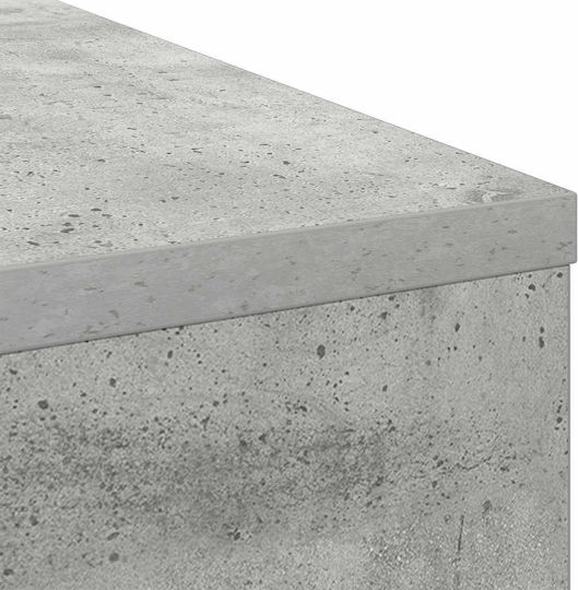 Wooden Desk Gray 100x40x75cm